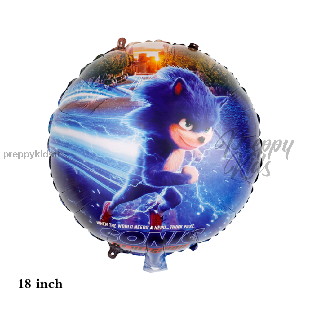 Sonic Foil Balloon Modern (18 Inch) Party Decorations