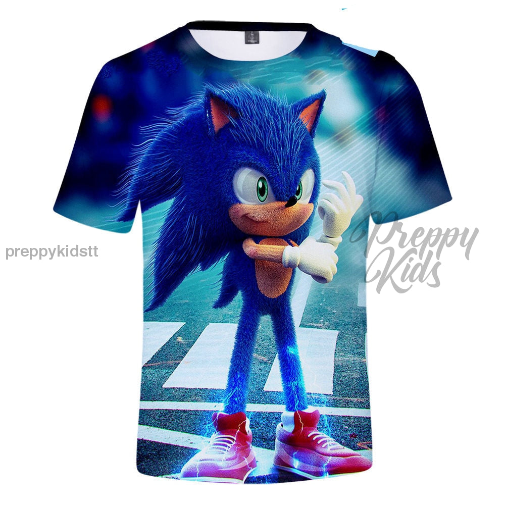 Sonic Lightning Standing 3D Tshirt Hoodies