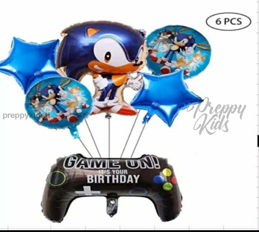 Sonic Party Decorations (6 Pcs)