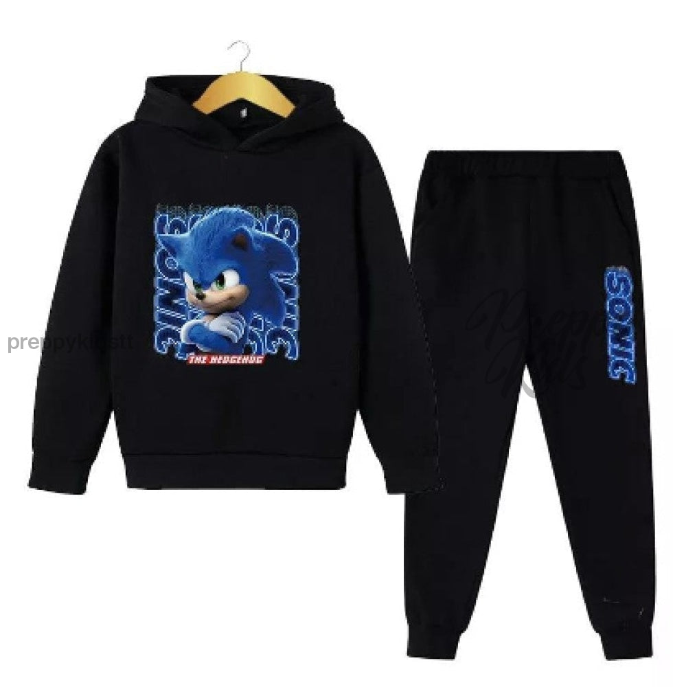 Sonic Track Suit (Fury) Black Track Suits