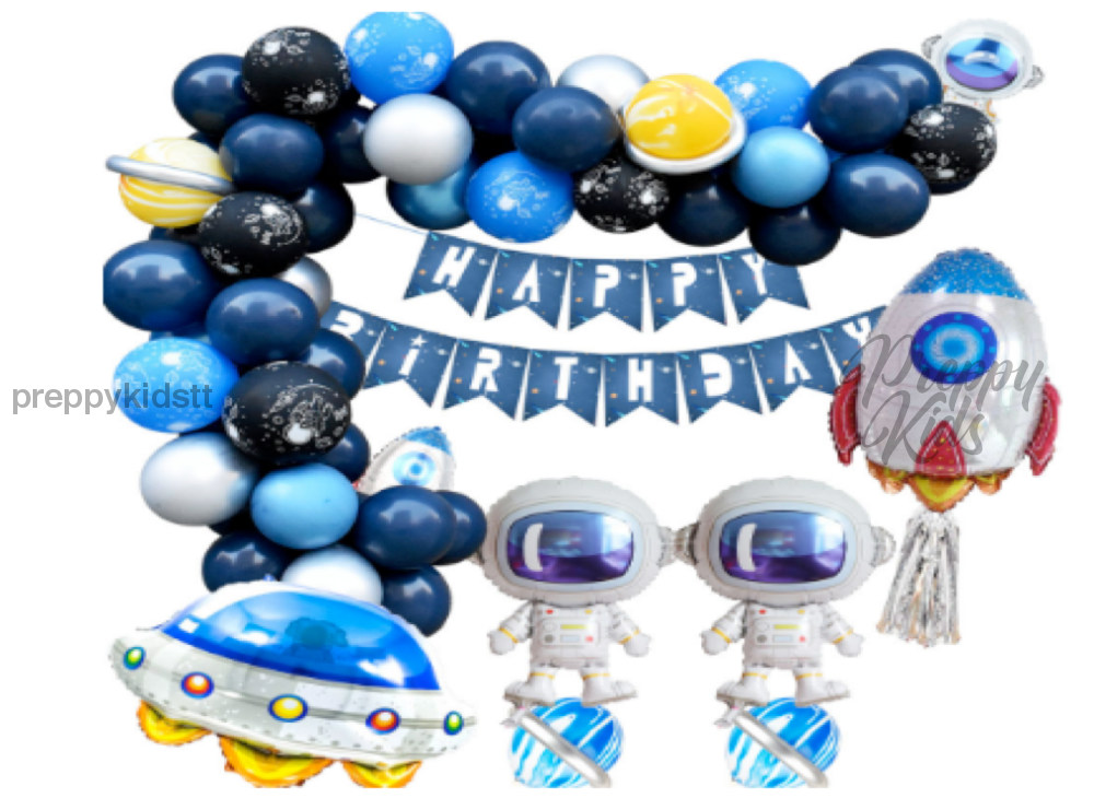 Space Man 2Nd Party Decoration Package Edition Decorations