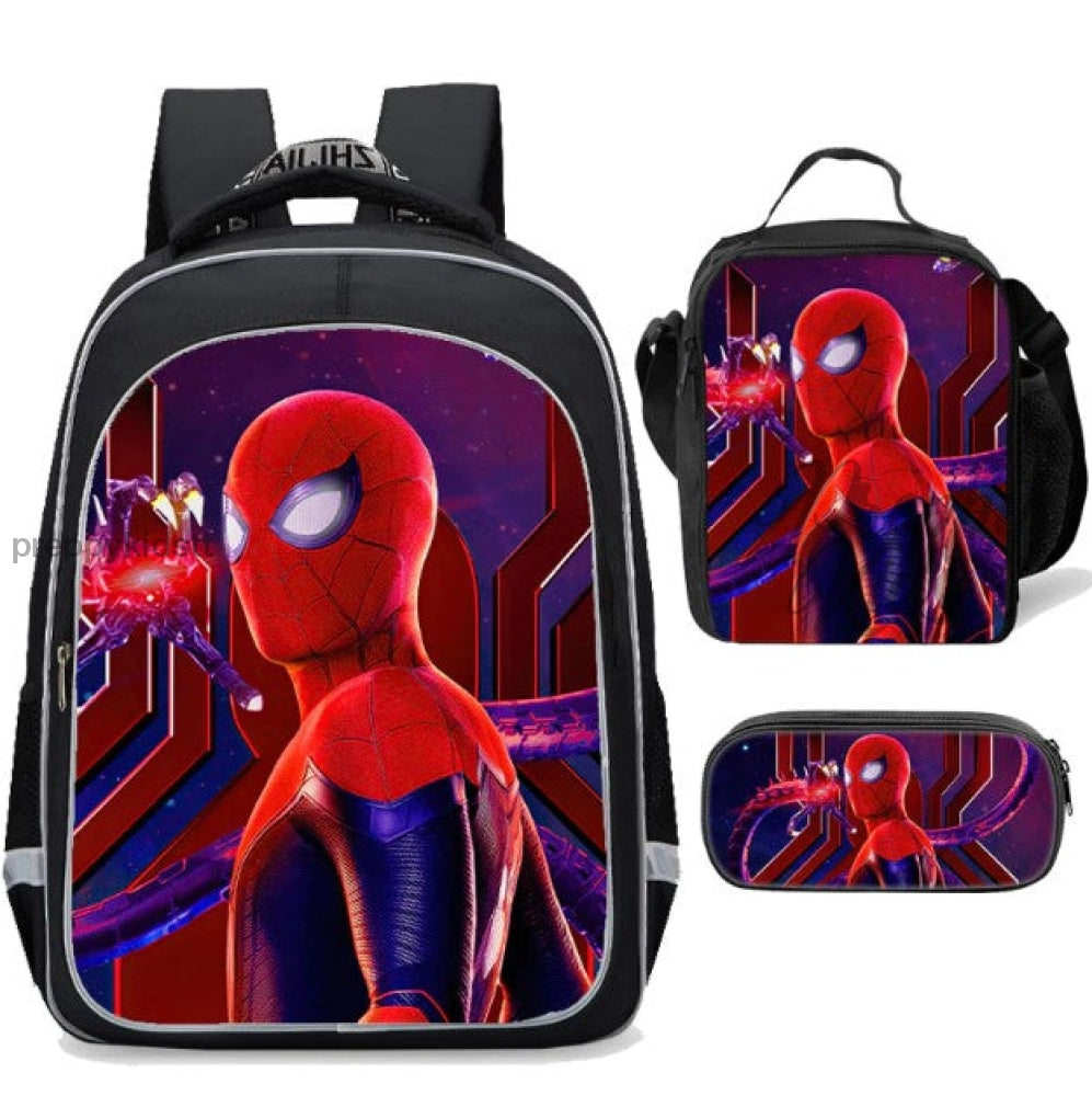 Spiderman Backpack Set Red Fusion Backpack