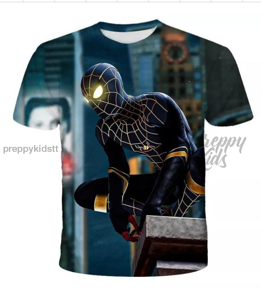 Spiderman Black 3D Tshirt Hoodies