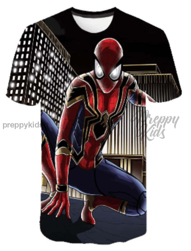 Spiderman Black Tshirt 3D Hoodies