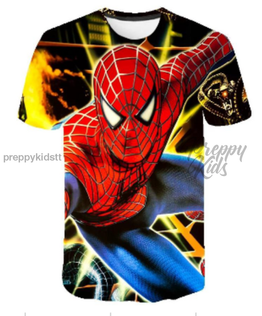 Spiderman Flame Tshirt 3D Hoodies