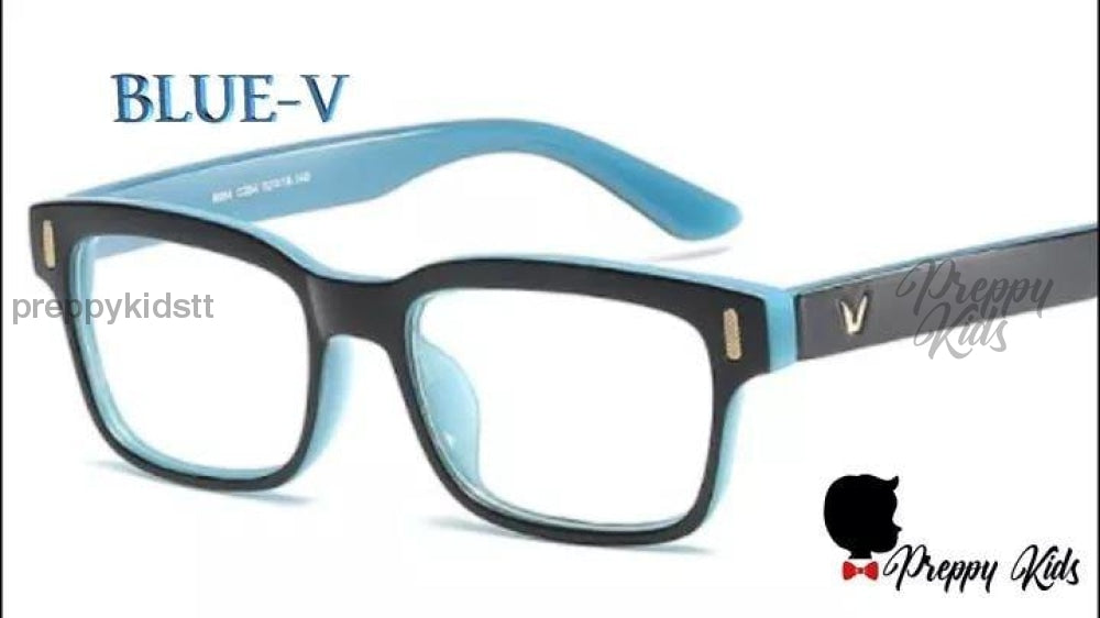 Teens Blue Light Glasses (Blue-V) (Non-Prescription) No Case