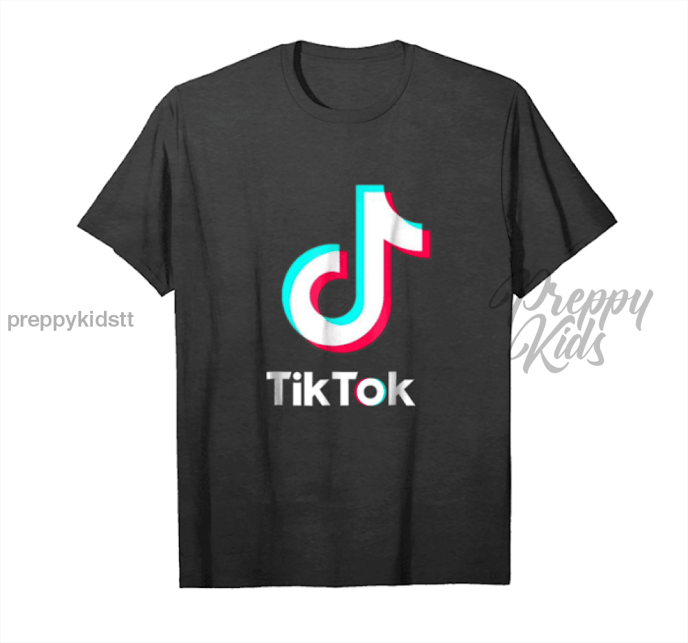 Tik Tok Cotton Tshirt (Black) 3D Hoodies
