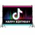 Tik Tok Party Backdrop Decorations