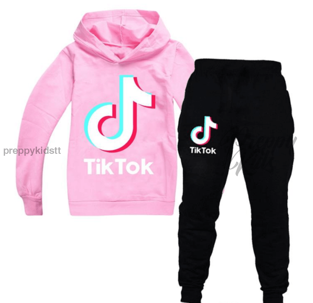 Tik tok tracksuit (Pink) – Preppy Kids (Grand Bazaar)