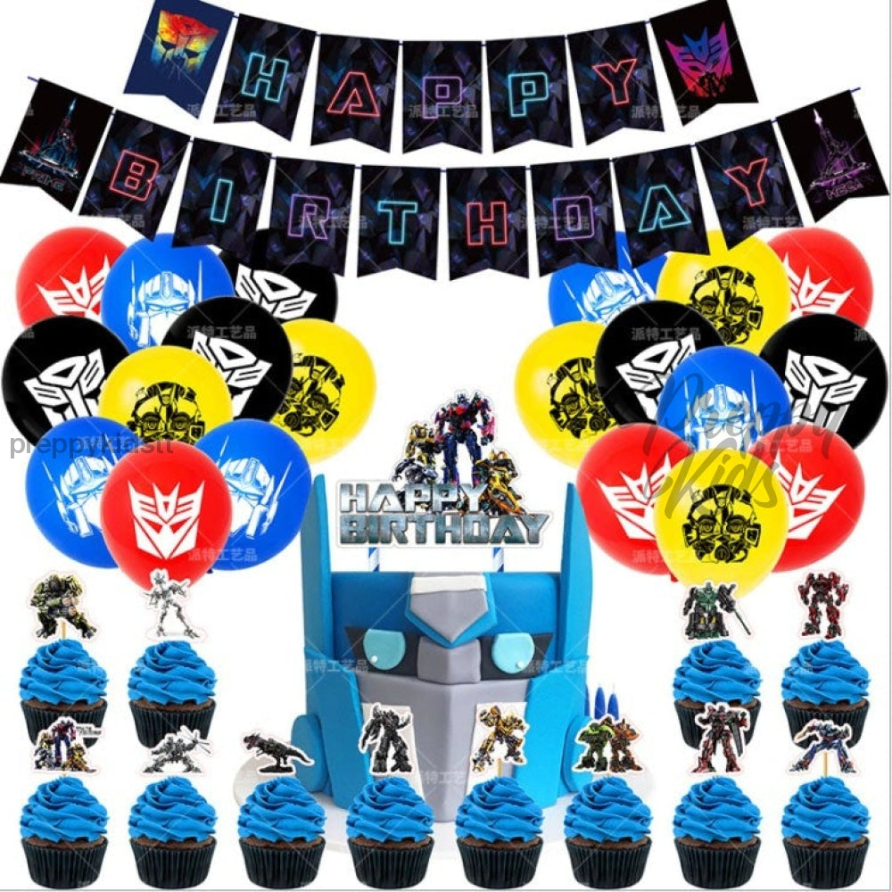 Transformers Party Decoration Package Decorations