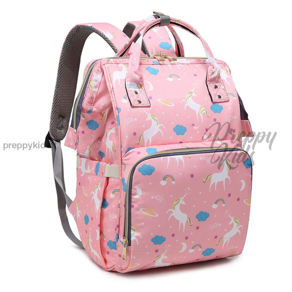 Unicorn Bucket Mummy Baby Bag (Pink Bags