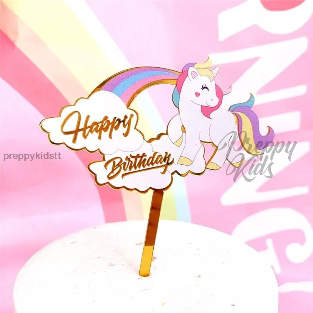 Unicorn Cake Topper Party Decorations