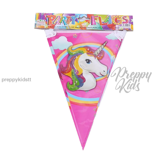 Unicorn Happy Birthday Banner Party Decorations