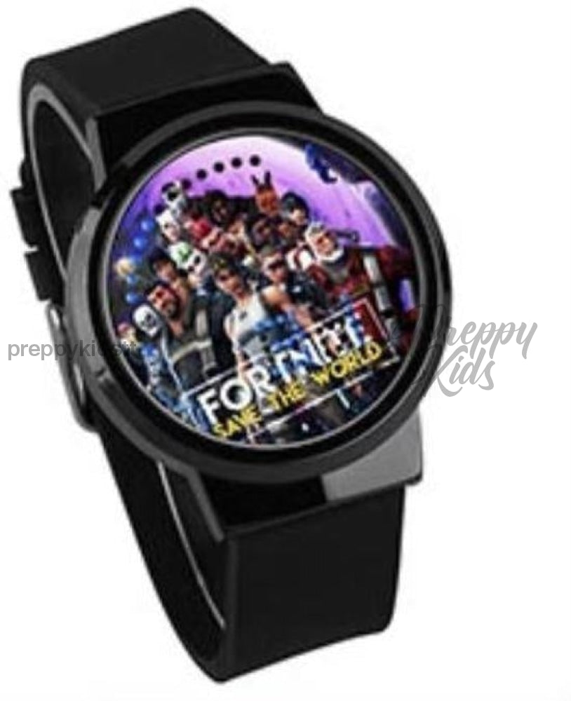 Pastele Rick and Morty Fortnite Custom Watch Awesome Unisex Black Classic  Plastic Quartz Watch for Men Women Premium Gift Box Watches
