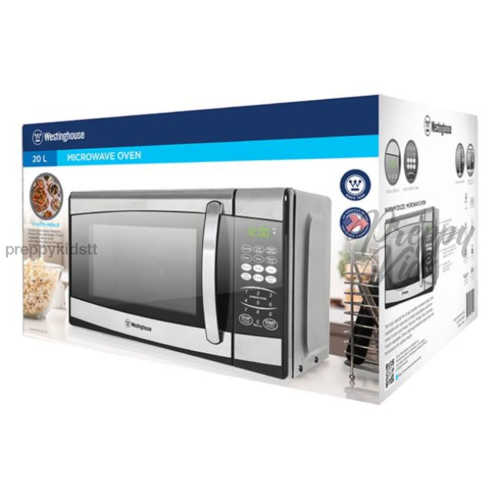 Westinghouse Stainless Steel 0.7Cf/20L Digital Microwave (Online Order Only