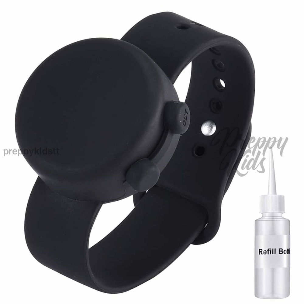 Wristband Hand Sanitiser Bracelet (Black) Bts